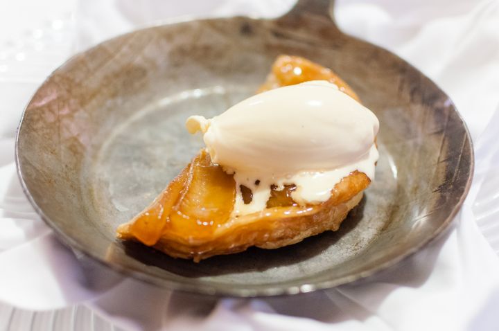 TARTE TATIN GELATO ALLA VANIGLIA MANTECATO AL MOMENTO