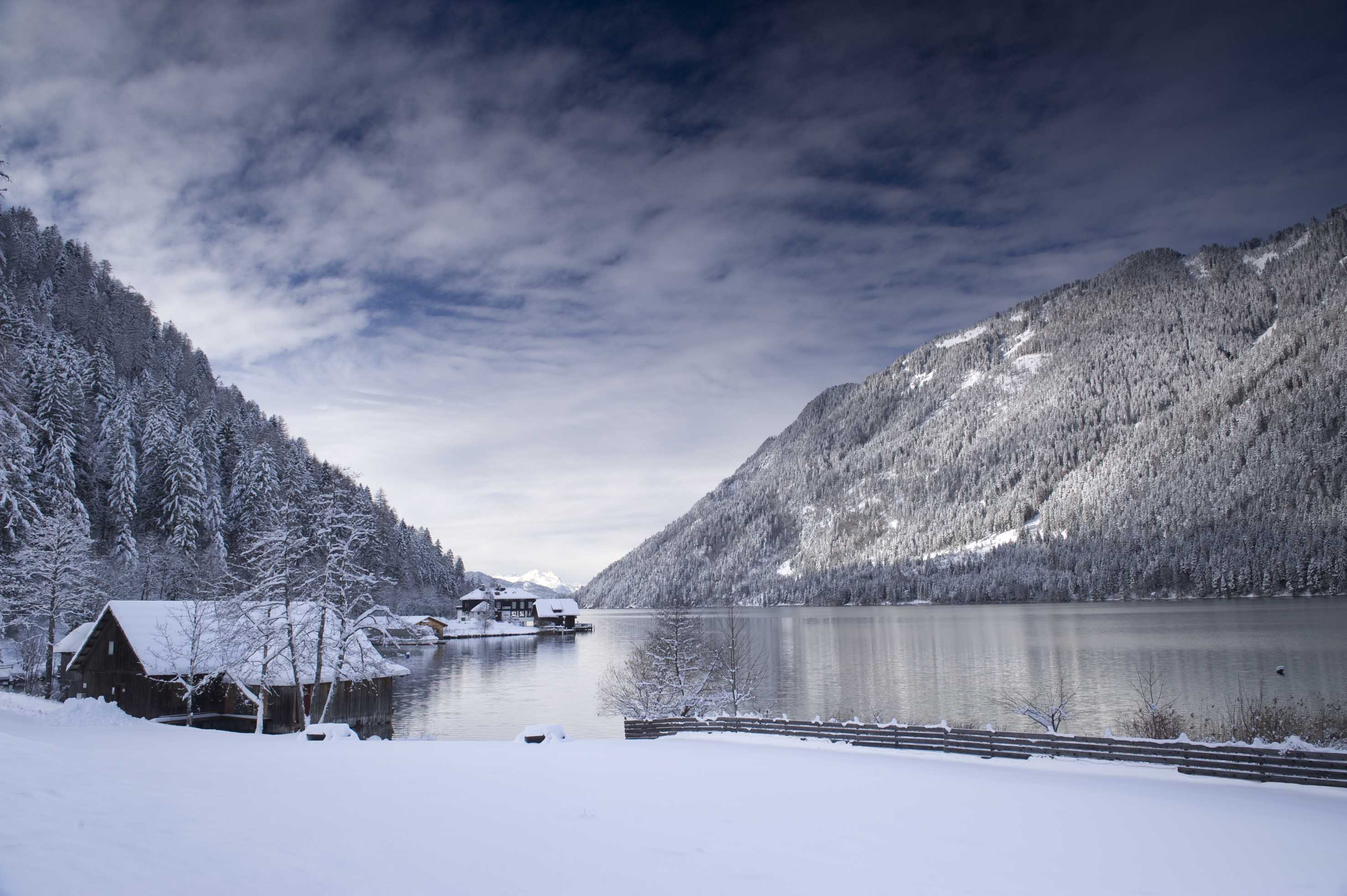 Winter am Woertersee
